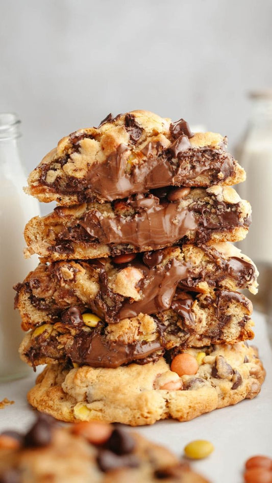 Gooey Nutella Treats Cookies